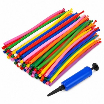 50 modelovacích balónikov, farebné modelovacie balóniky s…