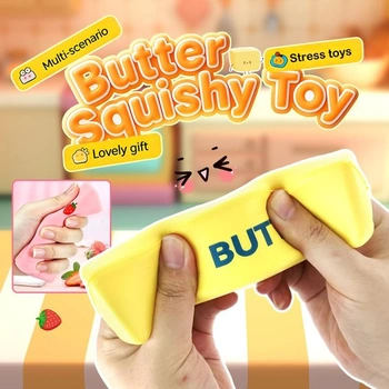 2 hračky s maslom, senzorické hračky, hračky na odbúranie stresu pre deti, dospelých, kancelária,