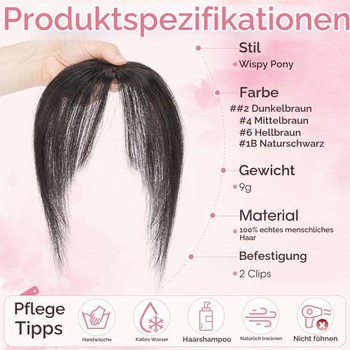 Clip-in příčesek Rich Choices, 25 cm