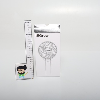 IEGrow mini ruční ventilátory, přenosný USB ventilátor s dobíjecí baterií, skládací ventilátory se