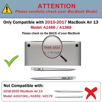 Pouzdro TECOOL kompatibilní se starým MacBookem Air 13