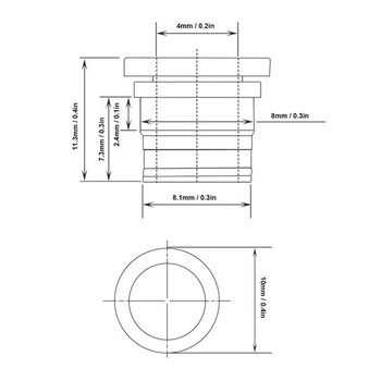 10dílná sada pneumatických připojovacích hlavic ventilů pro extrudéry, šroubení push-to-connect,