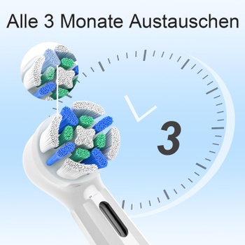 Náhradní hlavice JSMIOROSE pro Oral-B, 12 ks