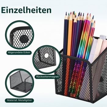 2 magnetické kovové úložné košíky so silnými magnetmi