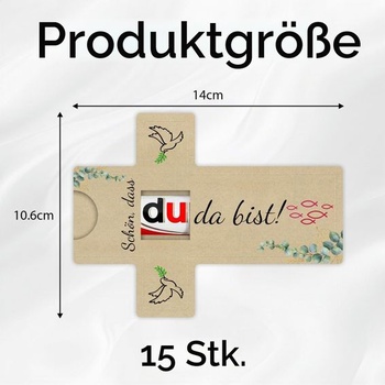 Krstinová dekorácia, darček k večierku, 15 čokoládových obalov, plstené, hnedo-ružové