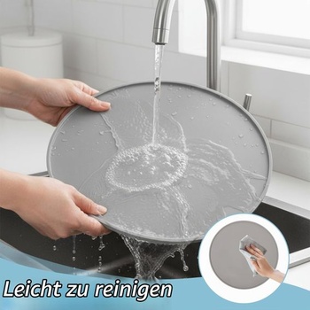 Kŕmna podložka pre mačky/psy, 25 cm silikónová kŕmna podložka pre domácich miláčikov, vodotesná