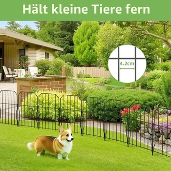 Záhradný plot WELDUN 19 dielov