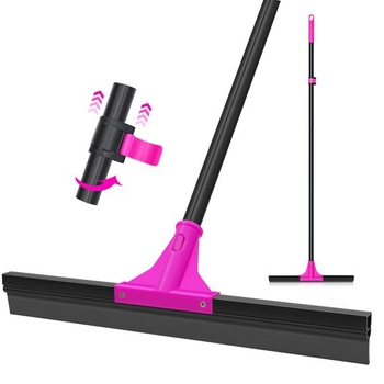 TidyBliss Vodná stierka na podlahu 45 cm, Vodná stierka na podlahu s teleskopickou rukoväťou 148 cm,