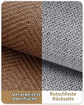 FARBA A GEOMETRIA Ultratenká rohož na zachytenie nečistôt v interiéri, 60x90 cm, gaštanovo hnedá.