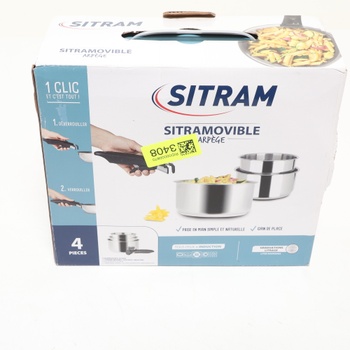Súprava hrncov Sitram 713511 3 ks