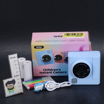 Detský instantný fotoaparát TIATUA, 2,4 palcový instantný fotoaparát pre deti s 32GB kartou a tlačou