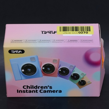 Detský instantný fotoaparát TIATUA, 2,4 palcový instantný fotoaparát pre deti s 32GB kartou a tlačou