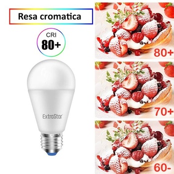LED žiarovka EXTRASTAR E27, 15W, 3000K 1200 lúmenov, balenie po 6 kusoch, 120W teplé biele svetlo 3000K