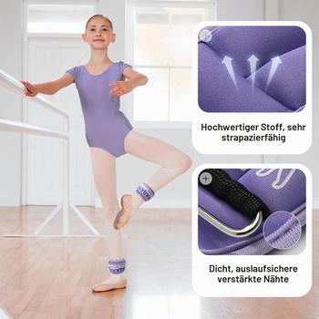 Sportneer záťažové putá, putá na nohy, 2 * 0,23 kg / 2 * 0,45 kg / 2 * 0,9 kg / 2 * 1,36 kg / 2 *