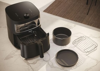 Rošt Haier pre teplovzdušnú fritézu radu 5, prídavná úroveň, štandardný kovový rošt