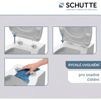 WC sedátko 82815 s rýchloupínaním a soft-close, duroplast, biele