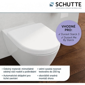 WC sedátko 82815 s rýchloupínaním a soft-close, duroplast, biele
