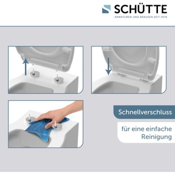 WC sedátko 82815 s rýchloupínaním a soft-close, duroplast, biele