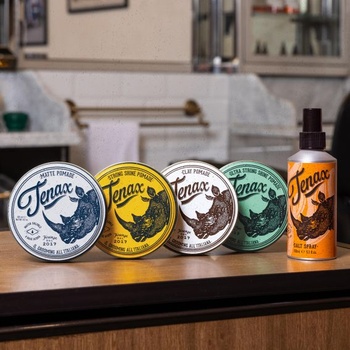 Vosk na vlasy Tenax Matte Clay Pomade, ultra silná fixácia, 125 ml
