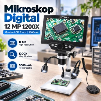 Digitálny mikroskop B1200, 12 MP, 1200x, 7