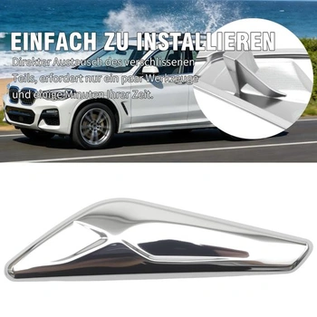 Pravý 51117338570 Chrómovaný kryt predného blatníka, náhradný diel pre BMW X3 X4 F25 F26 2013-2017