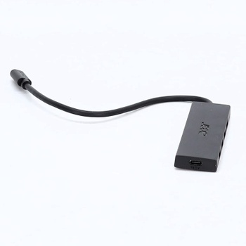 Acer USB C 3.0 Hub, Ultra tenký 4-portový USB adaptér, Multiportový USB splitter s napájaním 5V3A