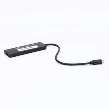 Acer USB C 3.0 Hub, Ultra tenký 4-portový USB adaptér, Multiportový USB splitter s napájaním 5V3A