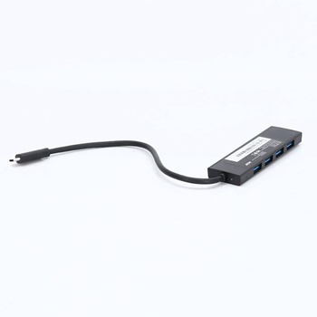 Acer USB C 3.0 Hub, Ultra tenký 4-portový USB adaptér, Multiportový USB splitter s napájaním 5V3A
