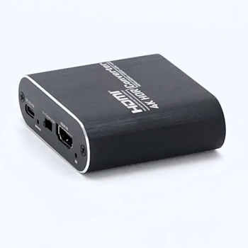 Avideo links HDMI audio extraktor, 4K @ 60Hz HDMI na optický Toslink SPDIF + 3,5 mm AUX stereo, HDMI