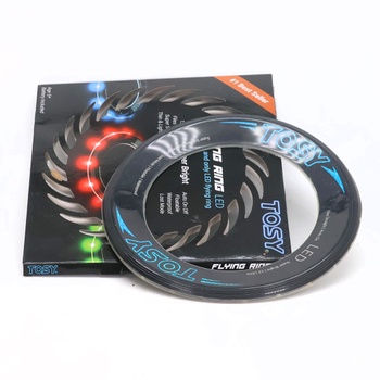 TOSY Flying Ring - 12 LED Jasné automatické rozsvietenie Bezpečné Vodotesné Ľahké Frisbee Narodeniny