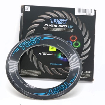 TOSY Flying Ring - 12 LED Jasné automatické rozsvietenie Bezpečné Vodotesné Ľahké Frisbee Narodeniny