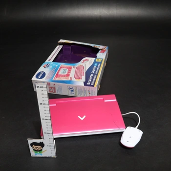 Vtech Explorer Laptop Pro Pink | Výukový notebook se 164 hrami | Dvojjazyčná němčina-angličtina | 8