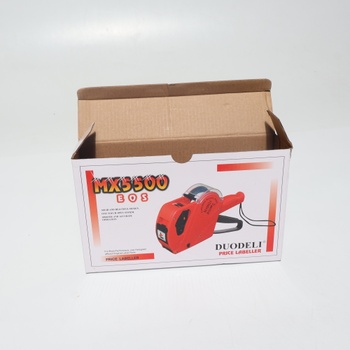 Cenovka MX5500 s nálepkami 5150 a extra atramentom, 8-miestna etiketovacia pištoľ pre maloobchod a