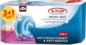 Náhradné tablety do odvlhčovača Pattex AERO 360 ° levanduľa, 3 +1 x 450g levanduľa 4 x 450g náhradné