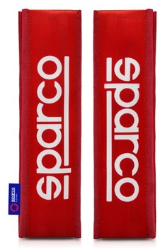 SPARCO 2er-Set Universal SPC Polyester Rot Gurtpolster Rot Universal