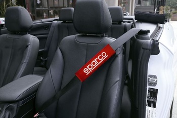 SPARCO 2er-Set Universal SPC Polyester Rot Gurtpolster Rot Universal
