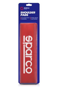 SPARCO 2er-Set Universal SPC Polyester Rot Gurtpolster Rot Universal