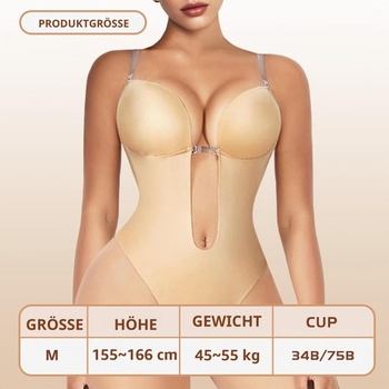 Dámsky zoštíhľujúce body FUIPVGI, tvarujúce prádlo, pevné strihy, body s výstrihom do V, tvarujúce
