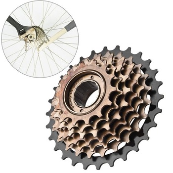 BuyWeek 7-rýchlostná kazeta, 7-rýchlostný bicykel s voľnobežkou z uhlíkovej ocele, kazeta s