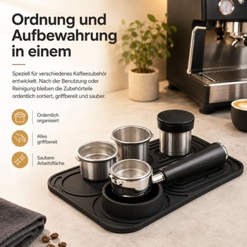 Silikónová podložka pre Ninja Luxe Cafe ES601EU/ES701EU, 20×25,5 cm, podložka na kávu 2 v 1,