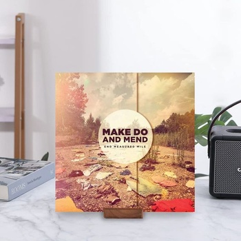 Držiak na vinylové dosky, stojan na vystavenie, stolný, teraz otočná polica na dosky, stojan na jedno