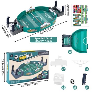 Mini stolný futbal pre deti i dospelých, stolný futbal so 6 futbalovými loptami, interaktívny stolný