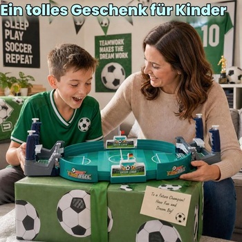 Mini stolný futbal pre deti i dospelých, stolný futbal so 6 futbalovými loptami, interaktívny stolný