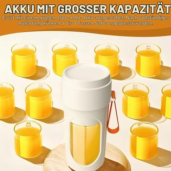 Prenosný mixér, výrobník smoothie 450 ml, prenosný elektrický odšťavovač s 12 nožmi, mini mixér