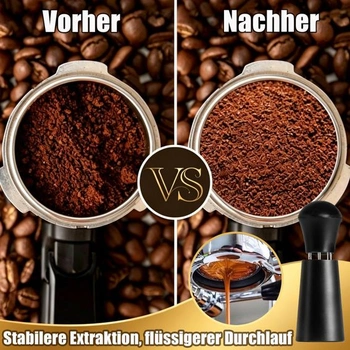 Súprava vtláčadla na espresso 51 mm s ihlou WDT a silikónovou podložkou pre portafiltre,