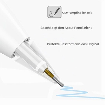 Vylepšené hroty pre Apple Pencil, sada kovových hrotov kompatibilných s Apple Pencil 2. generácie/1.