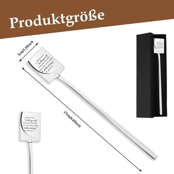Ďakovný darček, 1 dezertná lyžička s gravírovaním, personalizované darčeky pre kolegov, šéfov a ďalšie