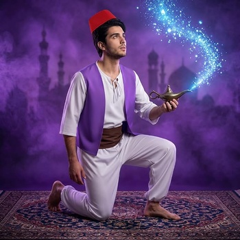 Pánsky kostým AOOWU Aladin - arabský princ