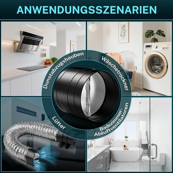 Zpětný ventil HG Power DN 100 mm pro instalaci do potrubí, pozinkovaná ocel s těsnicí gumou a