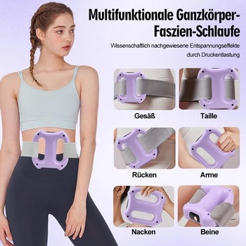Multifunkčný masážny krúžok na celé telo, 5 rýchlostí s funkciou časovača, elektrický masážny